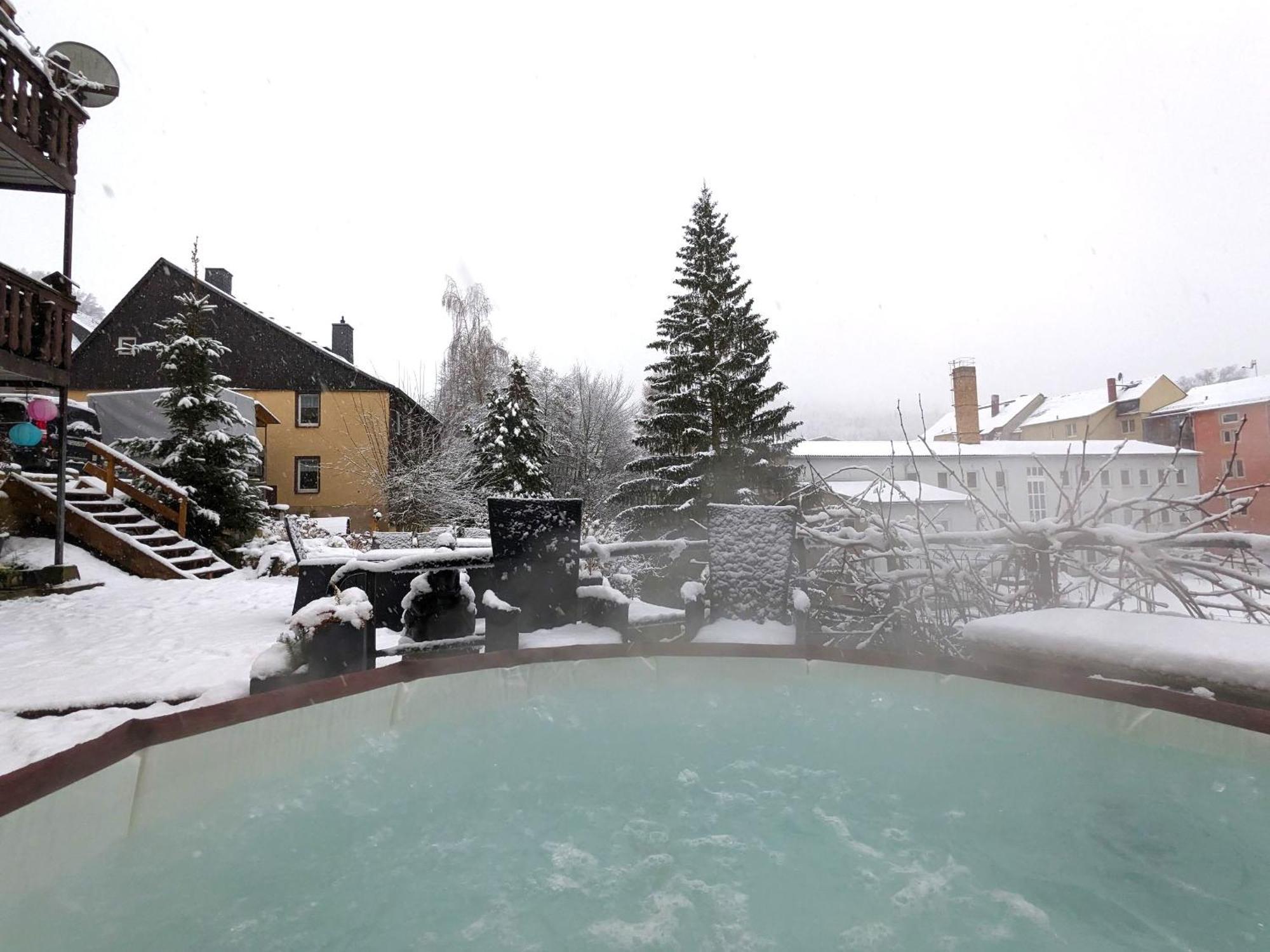Famzi - Urlaubsmagie - Familienwohnung Mit Gemeinschaftsgarten, -Sauna & -Pool Sebnitz Eksteriør billede