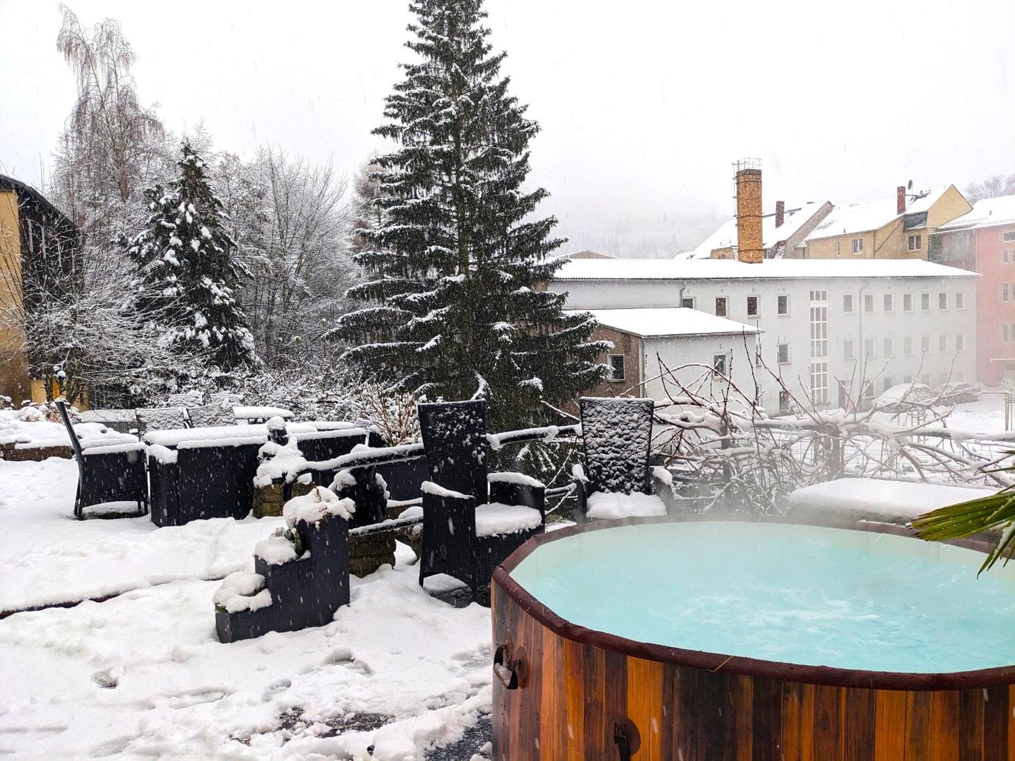 Famzi - Urlaubsmagie - Familienwohnung Mit Gemeinschaftsgarten, -Sauna & -Pool Sebnitz Eksteriør billede