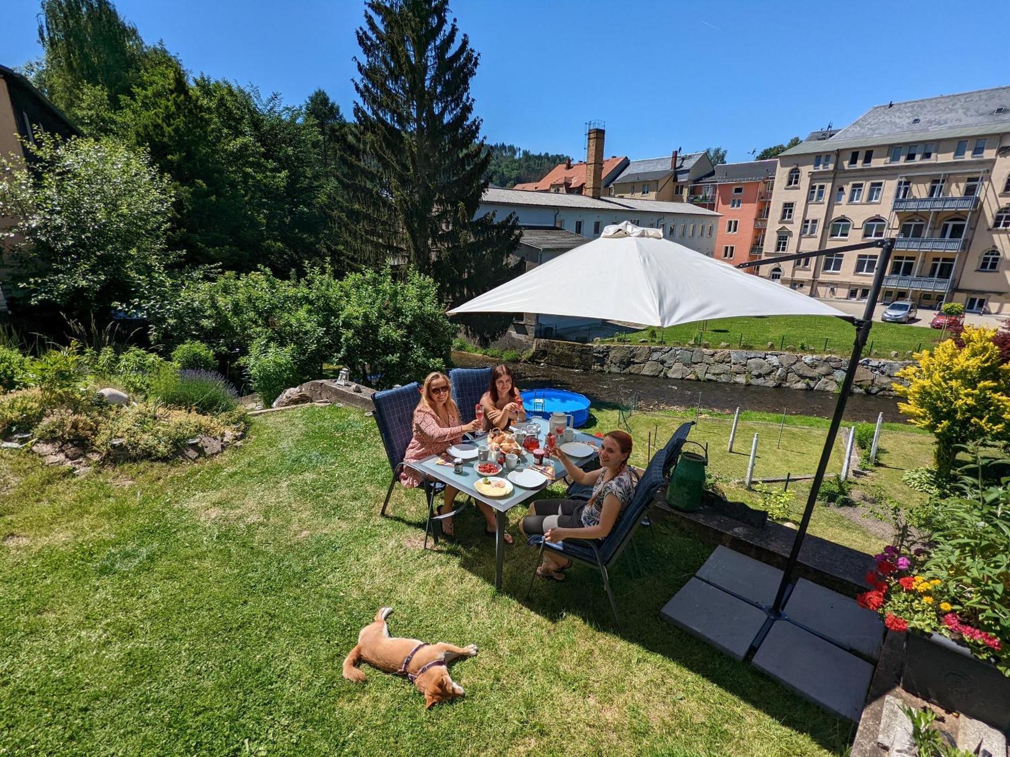 Famzi - Urlaubsmagie - Familienwohnung Mit Gemeinschaftsgarten, -Sauna & -Pool Sebnitz Eksteriør billede